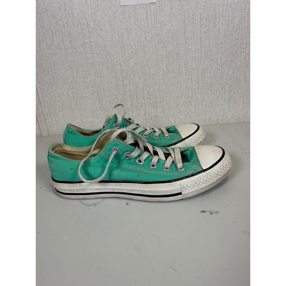 Converse Chuck Taylor All Star Low Top Mens 6 Womens 8 Turq/Aqua Canvas Sneakers